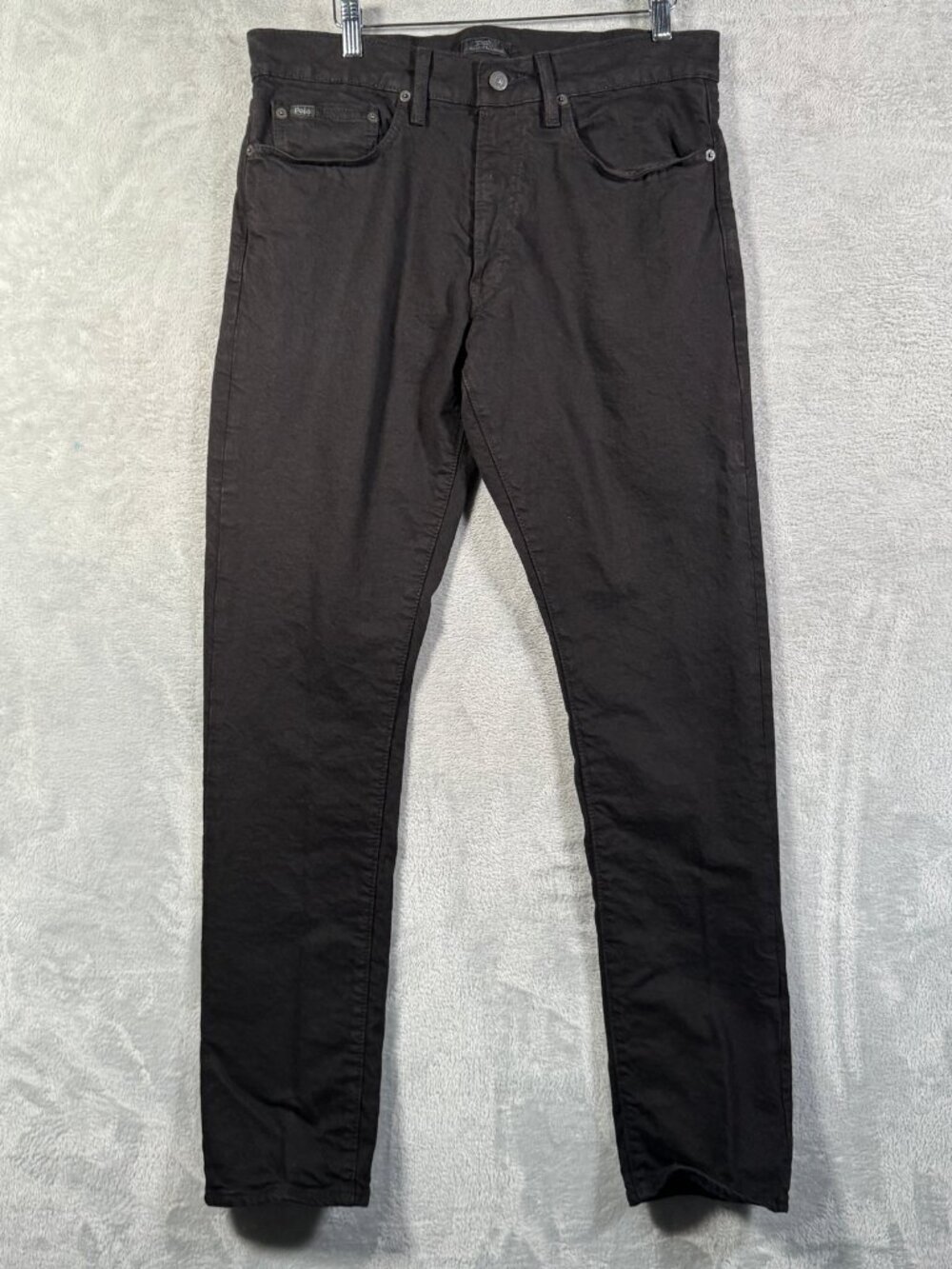 Polo Ralph Lauren Jeans Mens 32x32 Black The Sullivan Slim Stretch Denim Pants